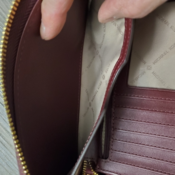 Michael Kors Burgundy Leather Wallet - Picture 6 of 13